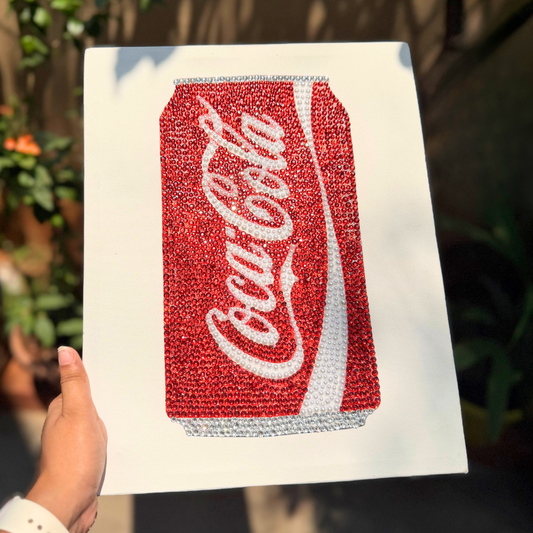 Red Coca-Cola bedazzled