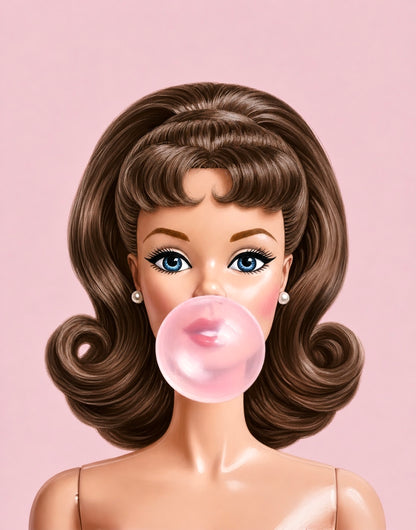 Brown Hair Barbie Bedazzle kit