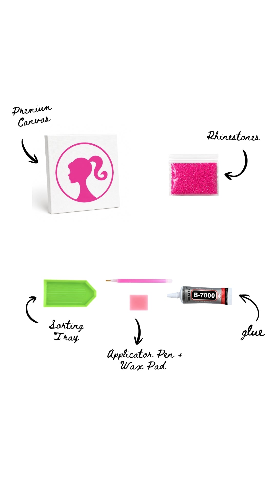 Barbie Logo Bedazzle Kit