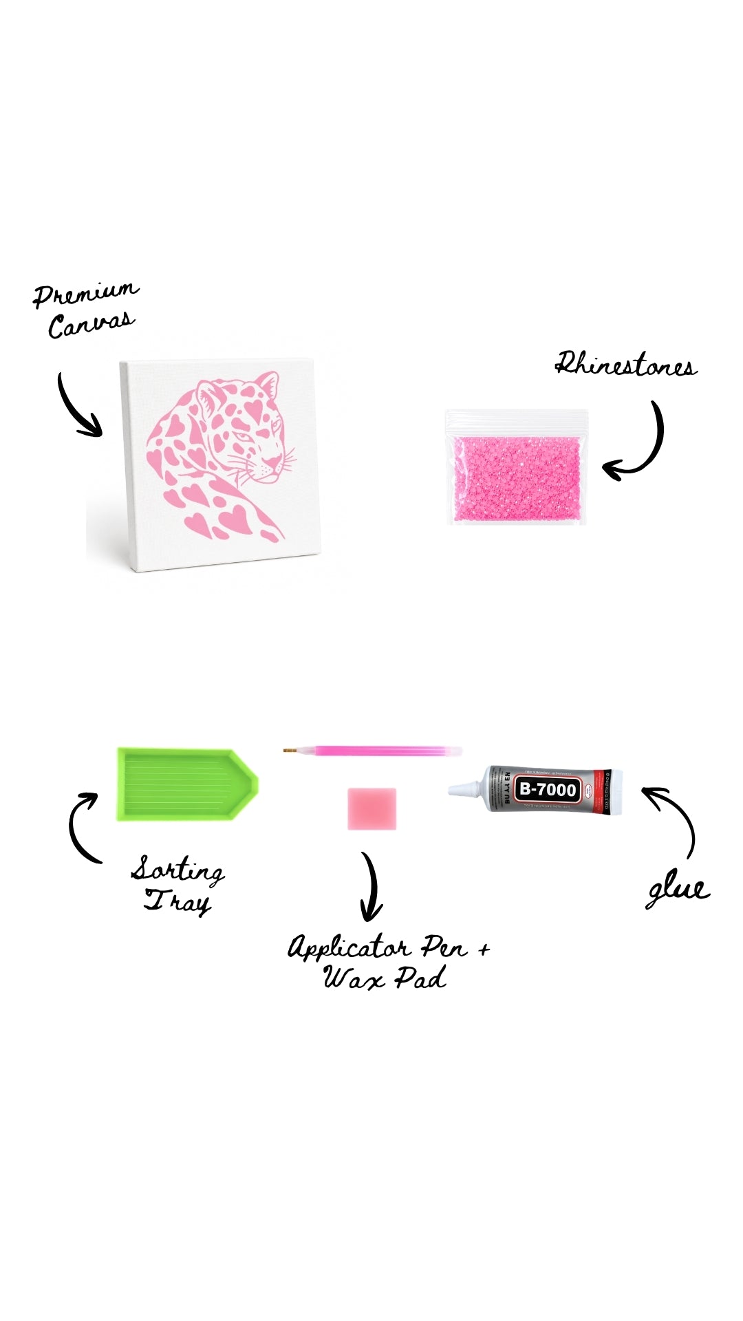 Cheetah Bedazzle Kit