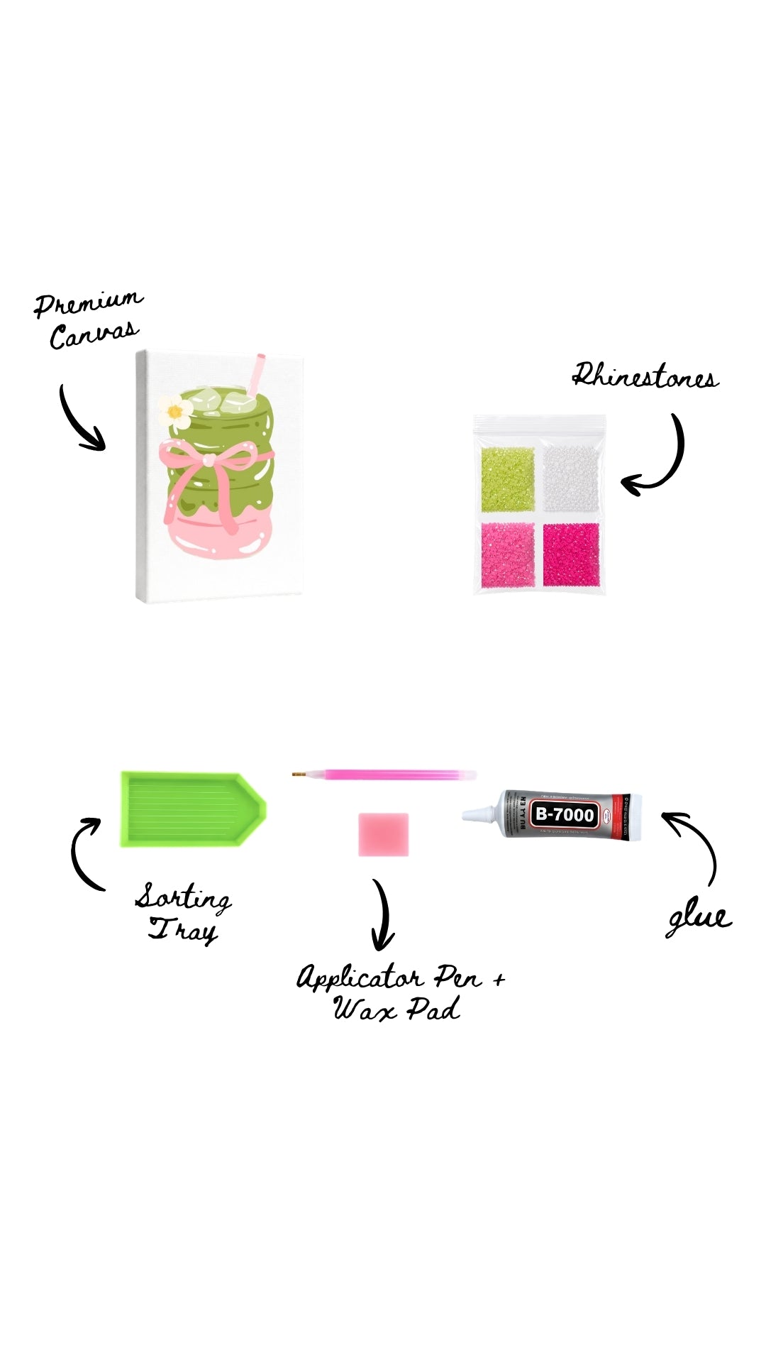 Matcha Bedazzle Kit